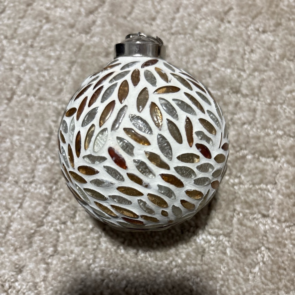 Karma Mosaic Glass Ornament 3”
